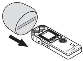 YAMAHA POCKETRAK W24 - Fixation de I'ecran pare-souffle - 1
