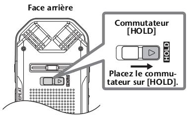 YAMAHA POCKETRAK W24 - Pour éviter toute utilisation accidentelle (fonction de verrouillage) - 1