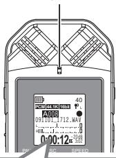 YAMAHA POCKETRAK W24 - Appuyez de nouveau sur la touche [REC/PAUSE]. - 1