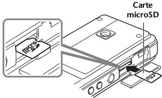 YAMAHA POCKETRAK W24 - Mise en place d'une carte mémoire microSD - 1