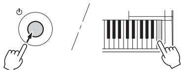 YAMAHA PSR-E253/YPT-255 - Backup clear (effacer les données de sauvegarde) - 1