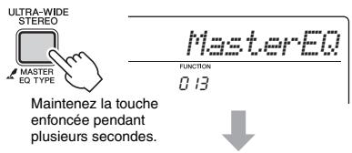 YAMAHA PSR-E253/YPT-255 - Sélection d'un réglage de l'égaliseur à même d'optimiser le son - 1