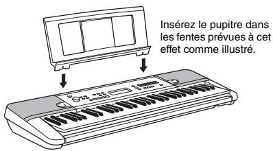 YAMAHA PSR-E253/YPT-255 - Configuration du type de pile - 1