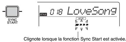 YAMAHA PSR-E253/YPT-255 - Maintien via le panneau - 1