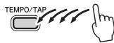 YAMAHA PSR-E253/YPT-255 - Utilisation de la fonction tap (tapotement) - 1