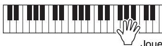 YAMAHA PSR-E443 - Comment faire retenter les différents types d'harmonie - 4