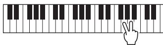 YAMAHA PSR-E443 - Comment faire retenter les différents types d'harmonie - 2