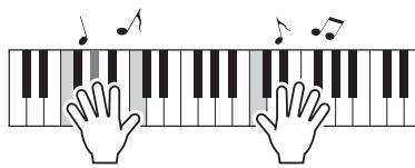 YAMAHA PSR-E443 - Jouez au clavier. - 1