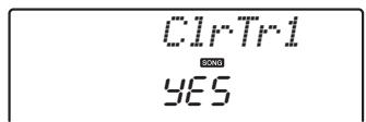 YAMAHA PSR-E443 - Suppression d'une piste spécifique d'un morceau utilisateur - 2