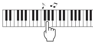 YAMAHA PSR-E443 - Commandes de hauteuronale — molette PITCH BEND - 2