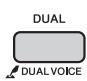 YAMAHA PSR-E443 - Appuyez sur la touche [DUAL] pour activer la fonction Dual. - 1