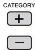 YAMAHA PSR-E443 - Appuyez plusieurs fois sur les touches CATEGORY [+] et [-] pour appeler l'élément « PlayMode » (Mode de reproduction) (fonction 074). - 1