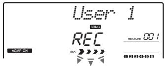 YAMAHA PSR-E443 - - Pour enregistrer uniquement la reproduction du style : - 2