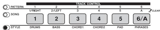 YAMAHA PSR-E443 - Activation/désactivation des pistes de style - 1