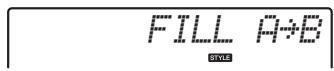 YAMAHA PSR-E443 - À la fin de l'intro, jouez au clavier en fonction de l'avancement du morceau que vous interprétez. - 2
