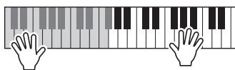 YAMAHA PSR-E443 - Comment faire retenter les différents types d'harmonie - 1