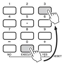 YAMAHA PSR-E443 - Touches numériques - 2