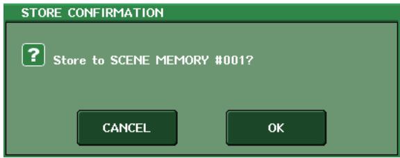 YAMAHA QL5/QL1 - Boîtes de dialogue - 1