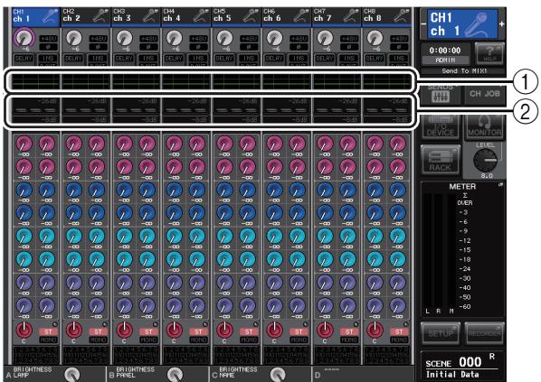 YAMAHA QL5/QL1 - [Écran HPF/EQ]/[Écran DYNAMICS 1/2] - 2