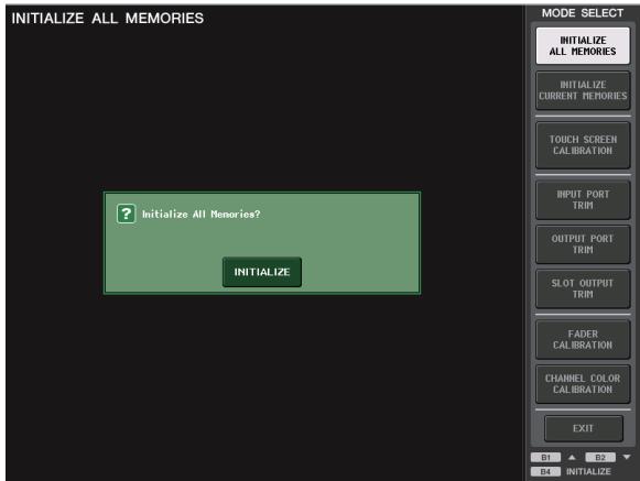 YAMAHA QL5/QL1 - Réinitialisation de l'unité sur les réglages d'usine par défaut - 1