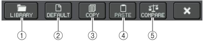 YAMAHA QL5/QL1 - Utilisation des touches d'outils - 1