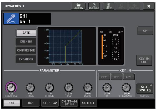 YAMAHA QL5/QL1 - Application de dynamiques - 2