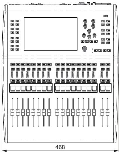 YAMAHA QL5/QL1 - Schémas dimensionnels - 3