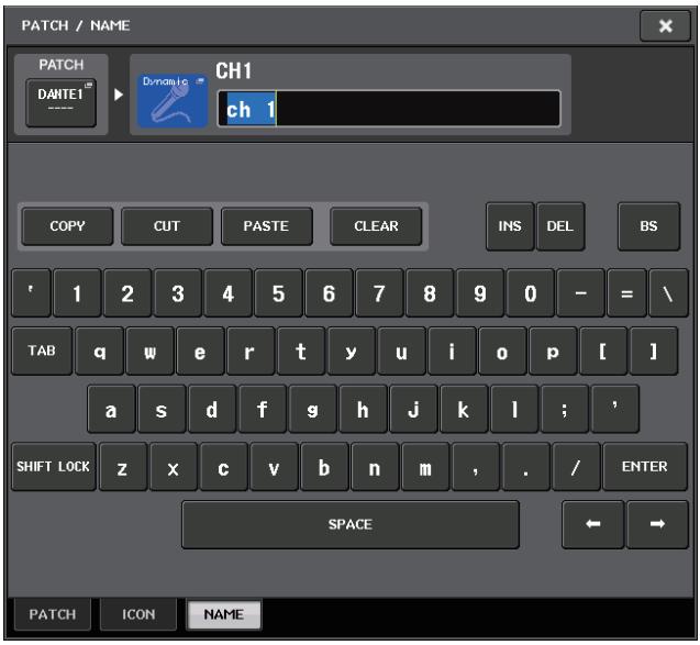 YAMAHA QL5/QL1 - Fenêtre clavier - 1