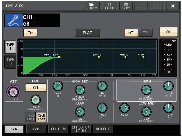 YAMAHA QL5/QL1 - Application de l'égaliseur - 2