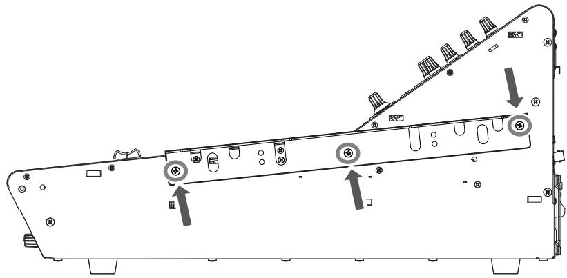 YAMAHA QL5/QL1 - Fixation du kit de montage en rack RK1 (vendu séparément) - 1