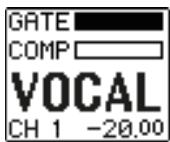YAMAHA QL5/QL1 - Affichage de nom de canal - 1