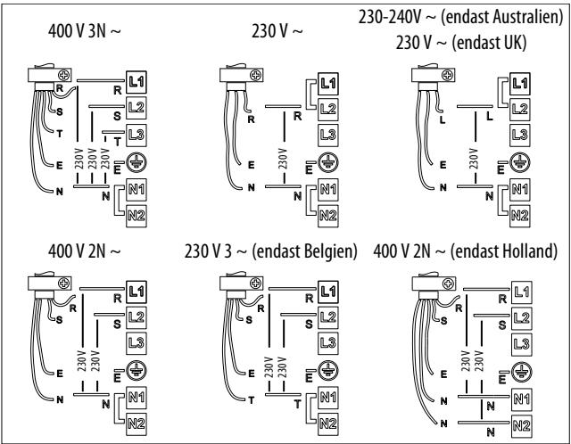 WHIRLPOOL ACM808NE & ACM 808/NE - Anslutning till kopplingsplinten - 2