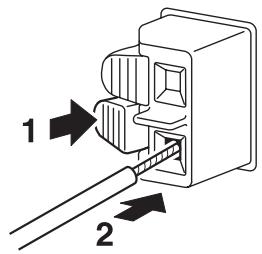 YAMAHA R-S300, RS300 - Connecting the wire of the AM loop antenna - 1