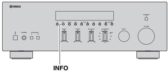 YAMAHA R-S300, RS300 - Ta emot Radio Data System-information (Endast FM-stationer) - 1