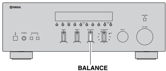 YAMAHA R-S300, RS300 - Justera BALANCE - 1