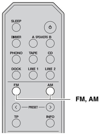 YAMAHA R-S300, RS300 - Syntonisation manuelle - 2