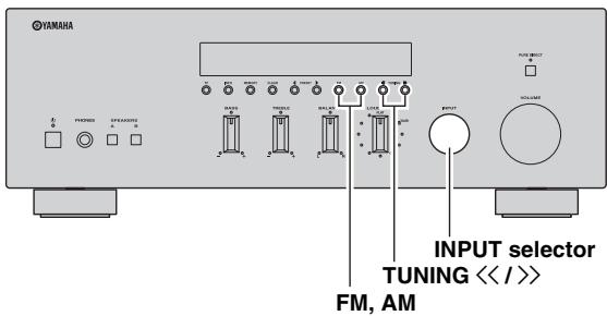 YAMAHA R-S300, RS300 - Automatic tuning - 1