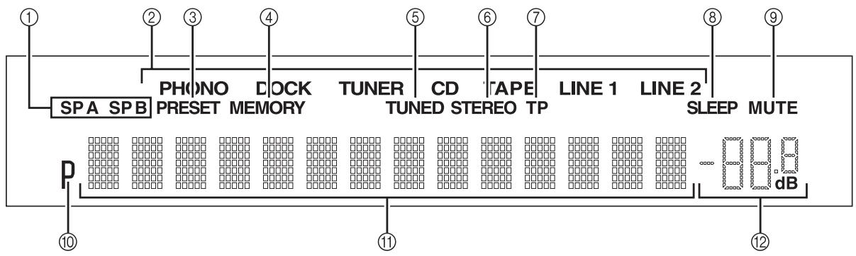 YAMAHA R-S300, RS300 - Frontblende-Display - 1