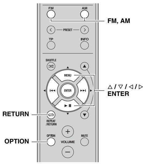 YAMAHA R-S300, RS300 - Borrado de todas las emisoras presintonizadas - 2