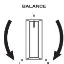 YAMAHA R-S300, RS300 - Regolazione del controllo BALANCE - 2