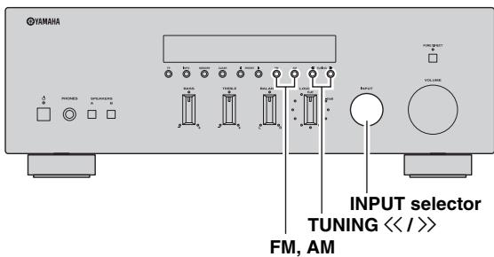 YAMAHA R-S300, RS300 - Manual tuning - 1
