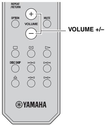 YAMAHA R-S300, RS300 - Justera LOUDNESS - 2