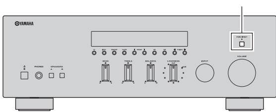 YAMAHA R-S300, RS300 - Using the PURE DIRECT switch - 1