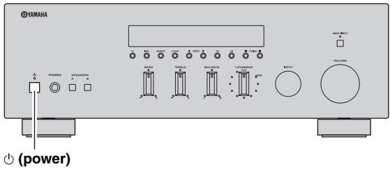 YAMAHA R-S300, RS300 - Using the sleep timer - 1