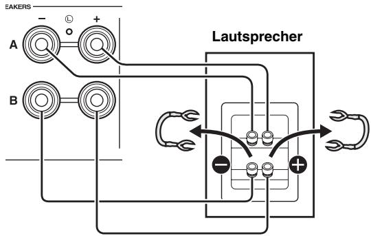 YAMAHA R-S300, RS300 - Bi-Wiring-Anschluss - 1