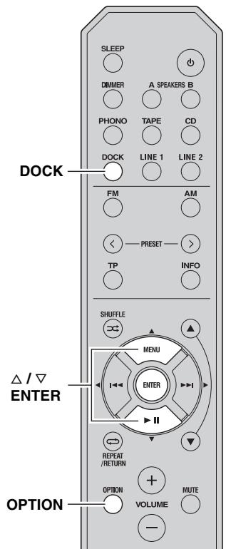 YAMAHA R-S300, RS300 - Playing back Bluetooth™ components - 2