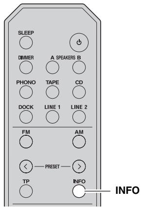 YAMAHA R-S300, RS300 - Radio Data System-gegevens ontvangen (alleen FM-stations) - 2