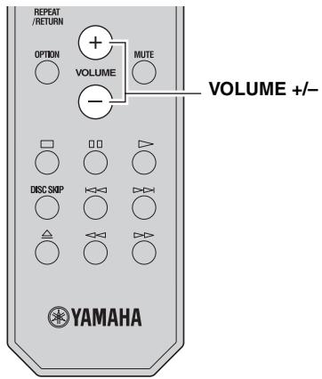 YAMAHA R-S300, RS300 - Réglage de la commande loudness - 2
