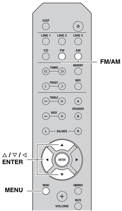 YAMAHA RS201 - Alle voorkeuzestations wissen - 1
