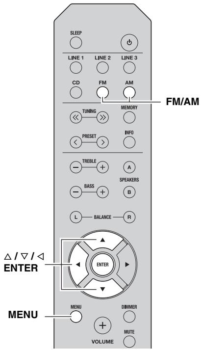 YAMAHA RS201 - Cancellazione di tutte le stazioni preselezionate - 1